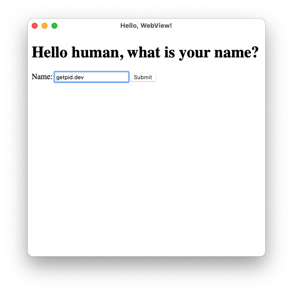Index page